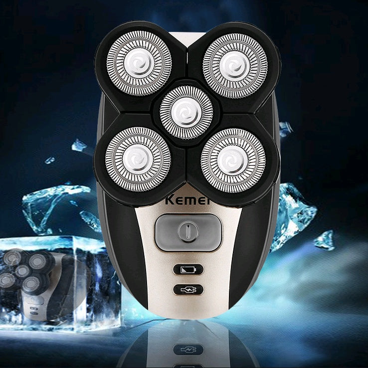 Men's 5-in-1 Electric Shaver & Grooming Kit — Rechargeable, Cordless