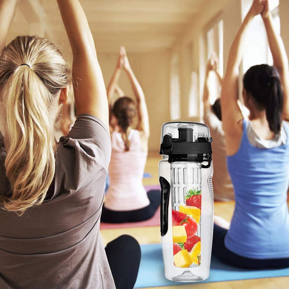32oz Fruit Infuser Water Bottle — BPA Free, Leakproof