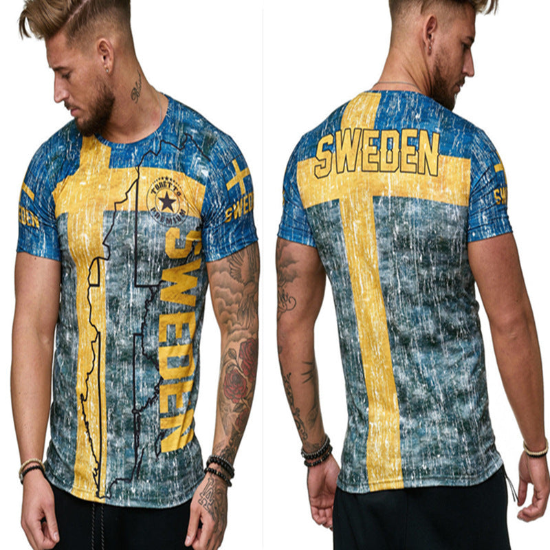 World Cup 2026 Short Sleeve T-Shirt – 3D Print Sports Jersey
