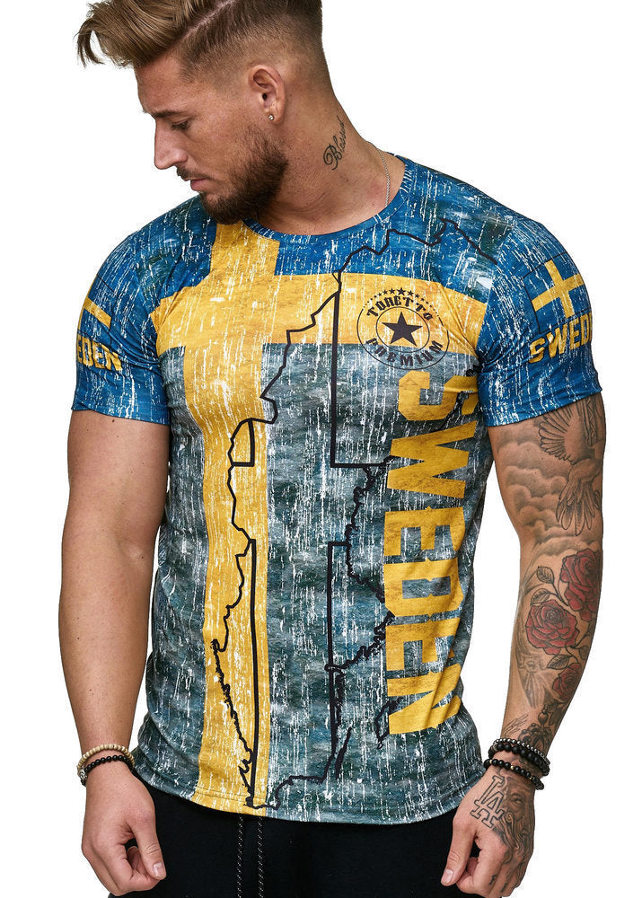 World Cup 2026 Short Sleeve T-Shirt – 3D Print Sports Jersey